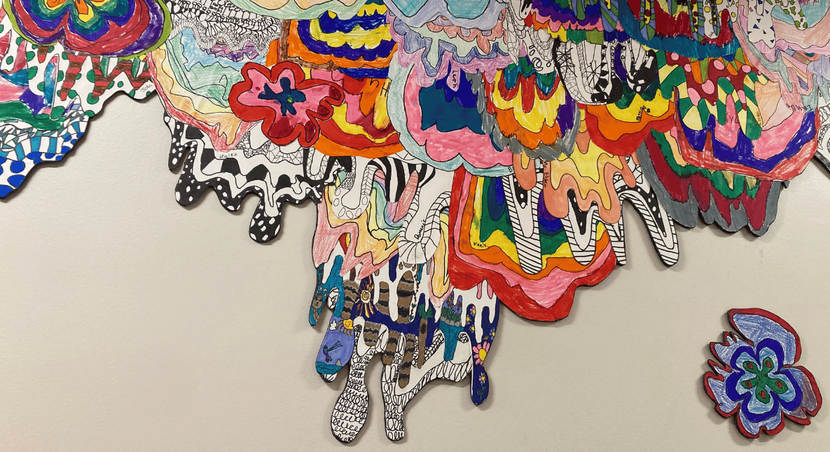 Dripping with Creativity A Lower School Art Installation